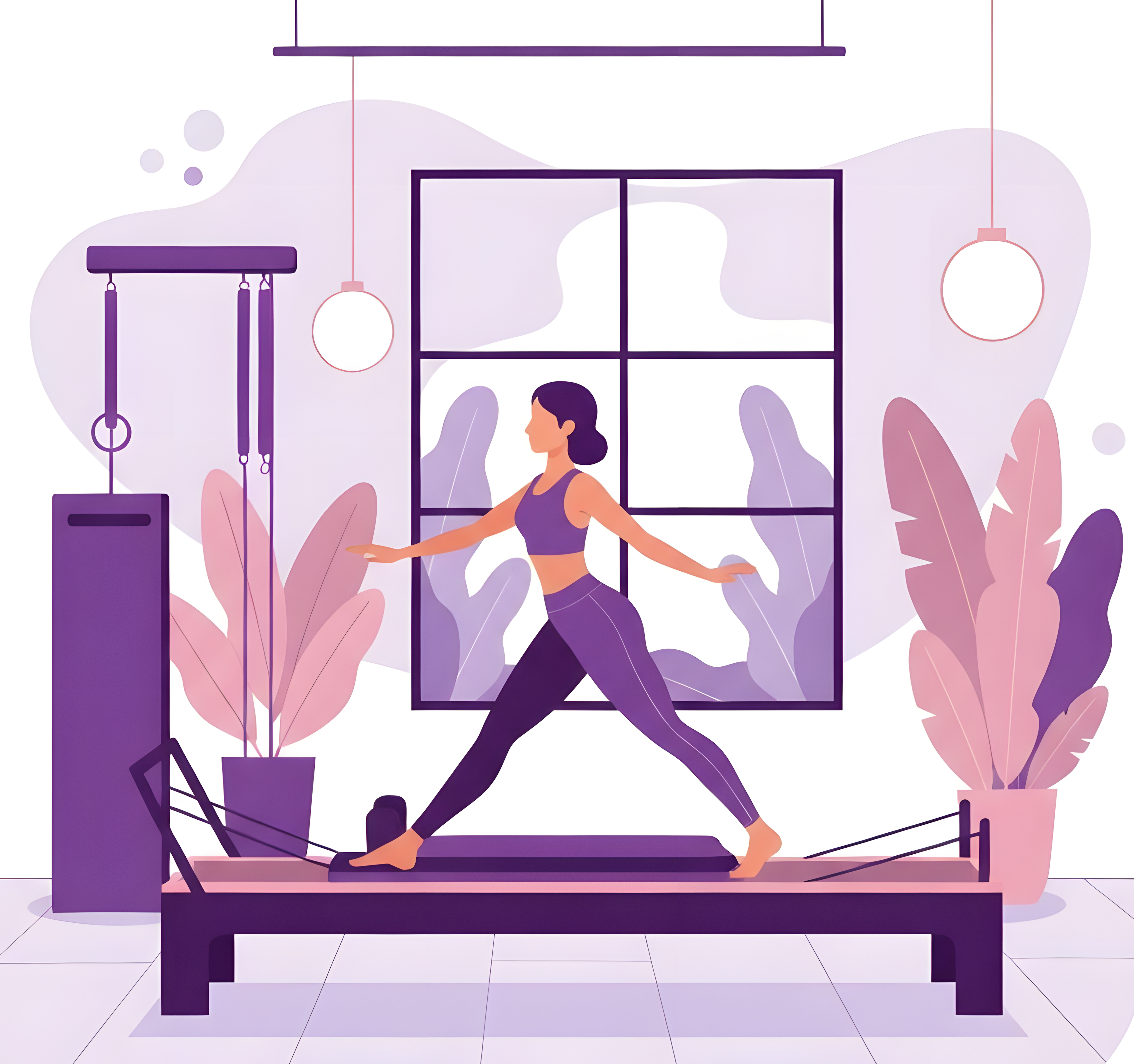 Zehra Bulut - Reformer Pilates eğitmeni İstanbul stüdyosunda, reformer ekipmanı ile profesyonel pilates antrenmanı